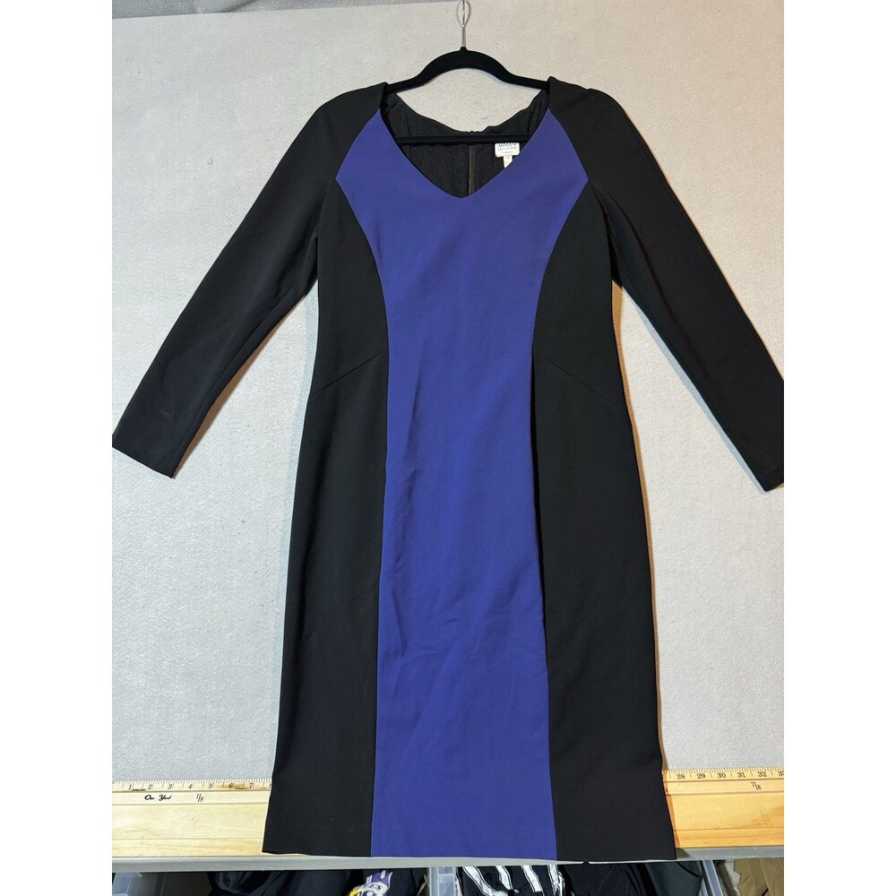 NWOT Armani Collezioni Colorblock Sheath Dress Size 12